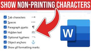 How to Show Non Printing Characters in Word: Display Hidden Marks