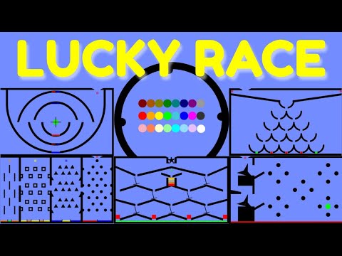 24 Marble Race EP. 1: Lucky Race