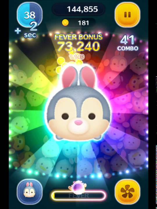 ツムツム とんすけ スキルmaxを使ってみた Tsum Tsum Thumper Youtube