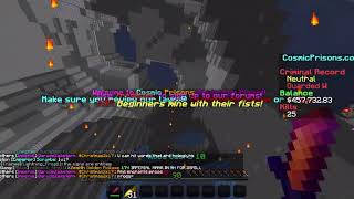 Cosmic Prisons Spawn Glitch | Particles Showing From Attacking Signs