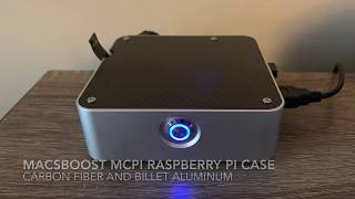 Carbon Fiber Raspberry Pi Case from MACSBOOST McPi