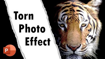 Create Torn Photo Effect using just PowerPoint