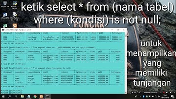 Fungsi agregasi database pada mysql
