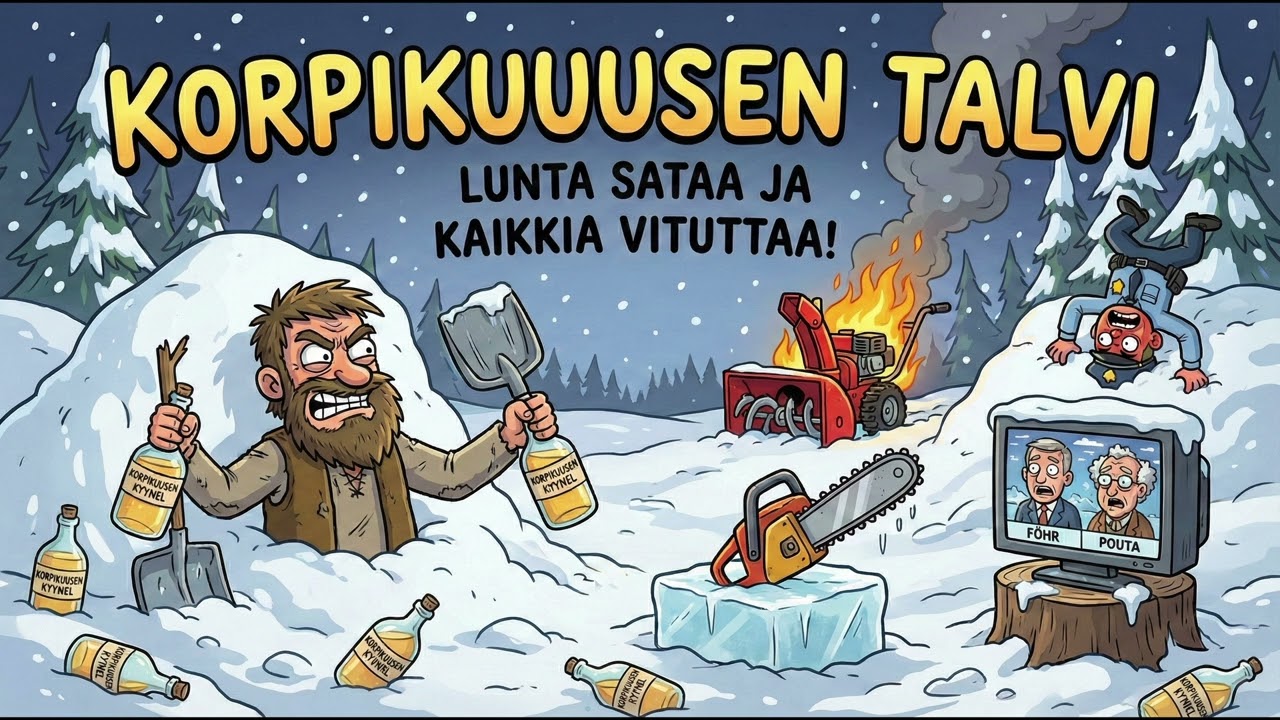 KORPIKUUSEN TALVI | Suomalaista Talvi-raivoa & Arctic Thrash ❄️🎻🍺 (Official Audio)