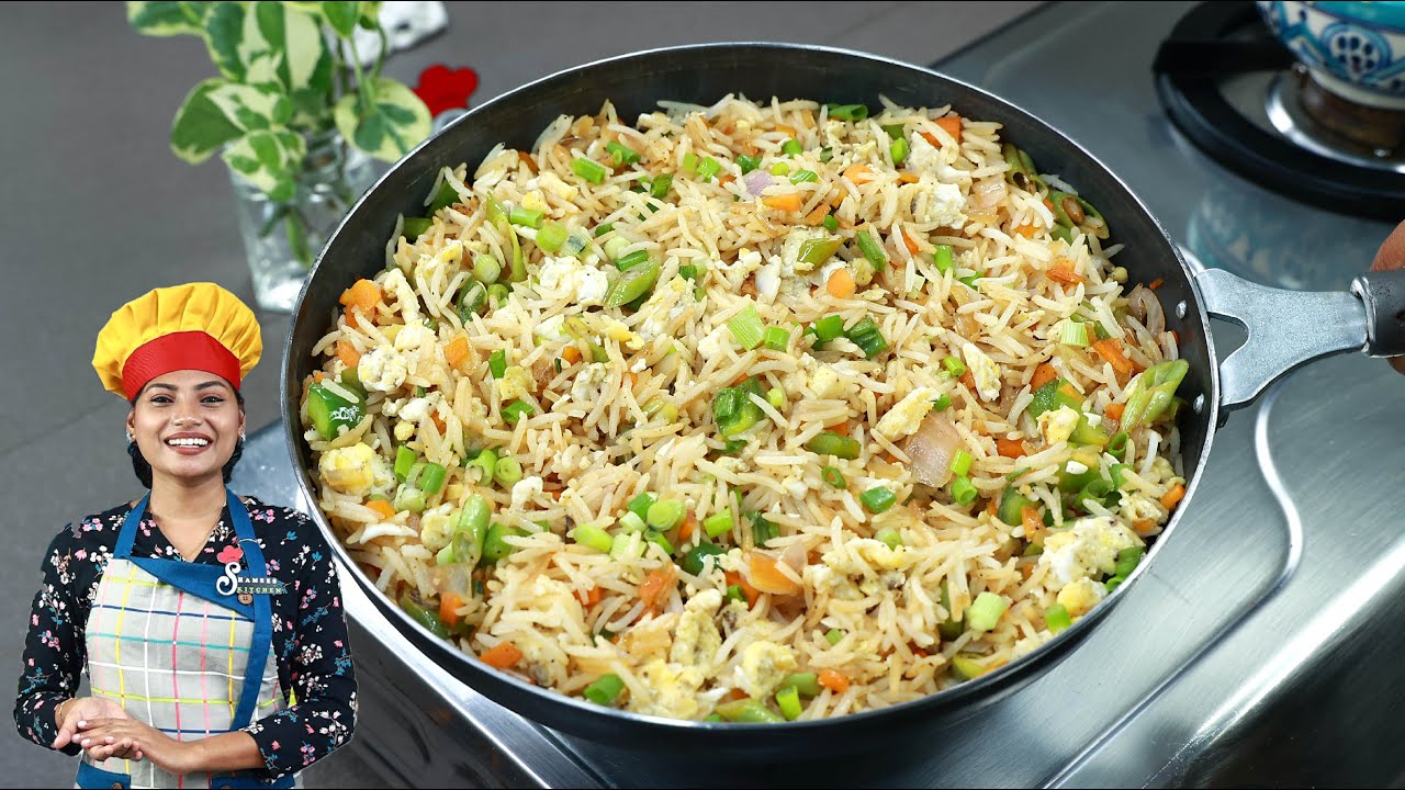 റസ്റ്ററന്റ് സ്റ്റൈൽ ഫ്രൈഡ് റൈസ്| Egg Fried Rice Recipe| Restaurant Style Egg Fried Rice| Malayalam