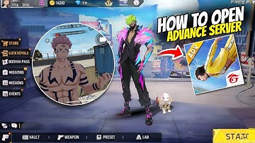 How to Open Advance Server free fire | ff advance server | free fire ADVANCE SERVER |