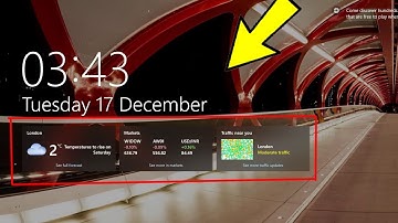Turn Off Lock Screen Widgets in Windows 10 - How To Disable Weather & News Feed From lockscreen ✅