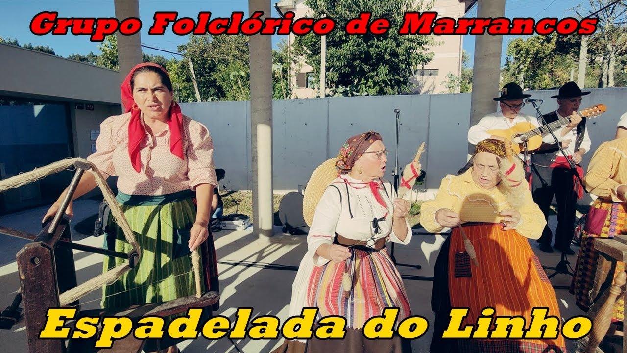 Lindo! Espadelada do Linho - Rancho Folclórico de Marrancos - Museu do ...