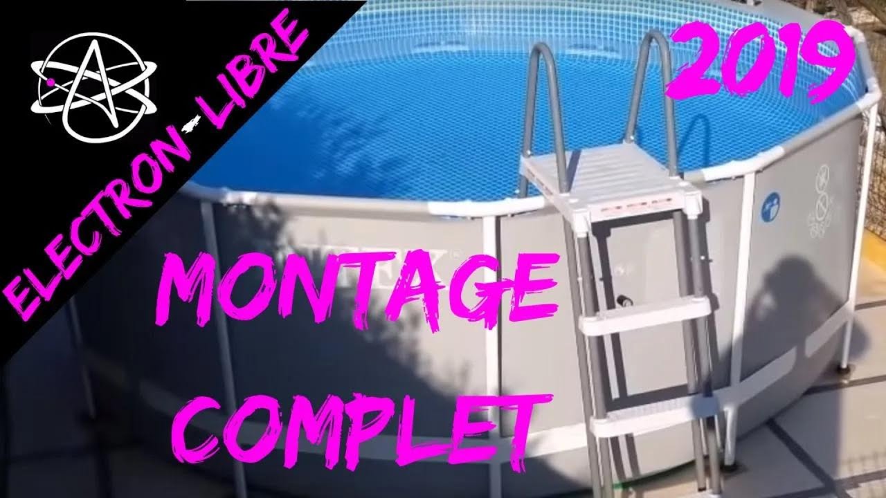 Montage Piscine Intex Prism Frame Set 3 66 X 1 22 Protection