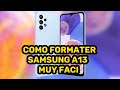 como formatear o borrar de fabrica galaxy A13  no entra en recovery  android 13