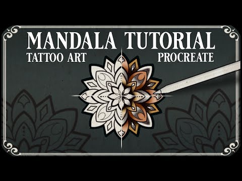 Update New Mandala Tattoo Tutorial / Procreate