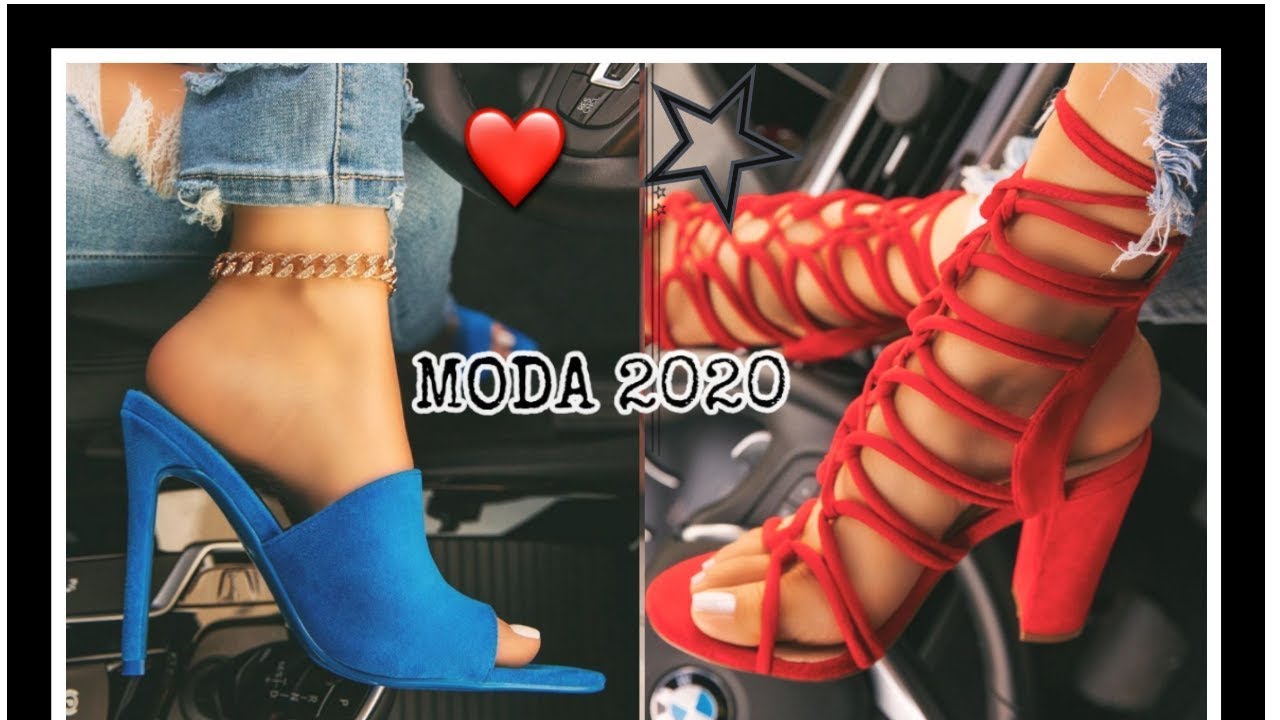 LAS SANDALIAS MAS BONITAS DEL 2020👠 ZAPATOS DE MODA 2020 ZAPATOS DE TACON  ALTO Y BAJO EN TENDENCIAS - YouTube
