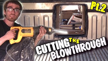 CUTTING Through THE CABIN w/ Accordion BOOT | 3:1 Ratio 4th Order Bandpass Subwoofer BOX BUILD