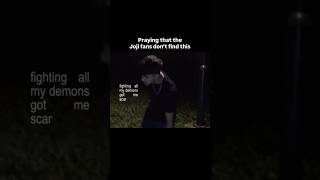 Praying that the Joji fans don’t find this #shorts #newmusic #jojimusic