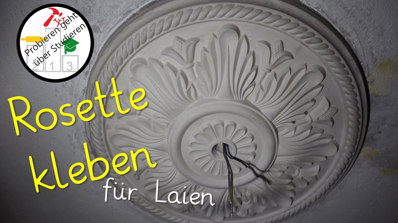 Echtstuck-Rosetten befestigen kann jede(r), du AUCH 😍🙂