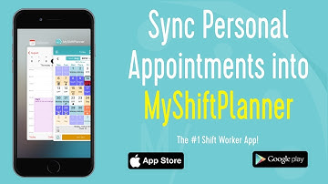 How to sync personal appointments into My Shift Planner
