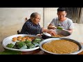實拍廣西過年糍粑做法，讓疫情不回家的農村人，也能吃上家鄉味道｜ Guangxi grandma, making rice cakes