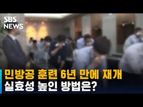 민방공 훈련 6년 만에 재개…오는 5월 실시 / SBS