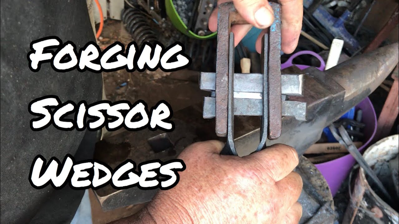 Post Vise Repair part four, scissor wedges for the bracket