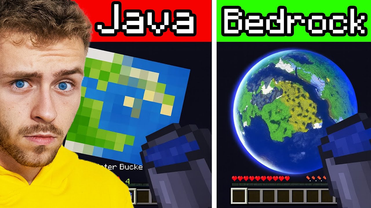 Minecraft JAVA vs BEDROCK