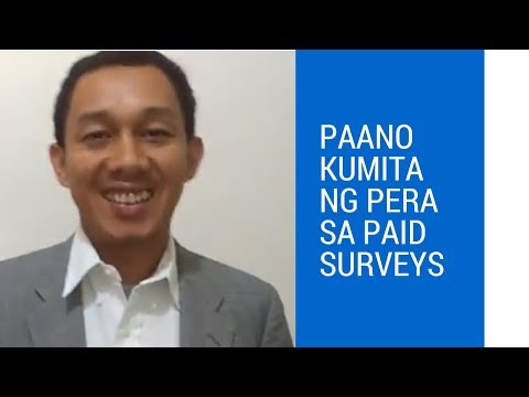 Video: Paano Kumita Ng Pera Sa Mga Survey