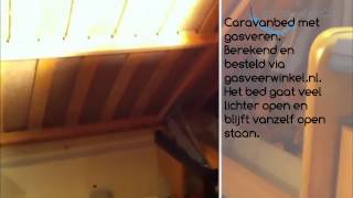 doe het zelf caravanbed gasveer gasveerwinkel nl youtube