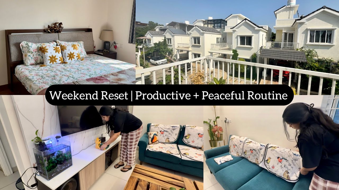 Weekend Reset Routine | Cleaning, Organizing & Planning a Stress-Free Week
