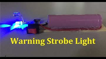 How To Make A Warning Strobe Light Used Old Watch Machine
