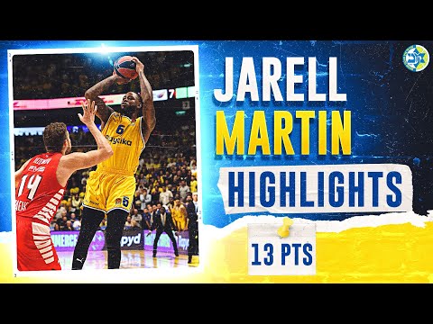 Jarell Martin (13 points) Highlights vs Olympiacos | המהלכים של ג'רל מרטין נגד אולימפיאקוס