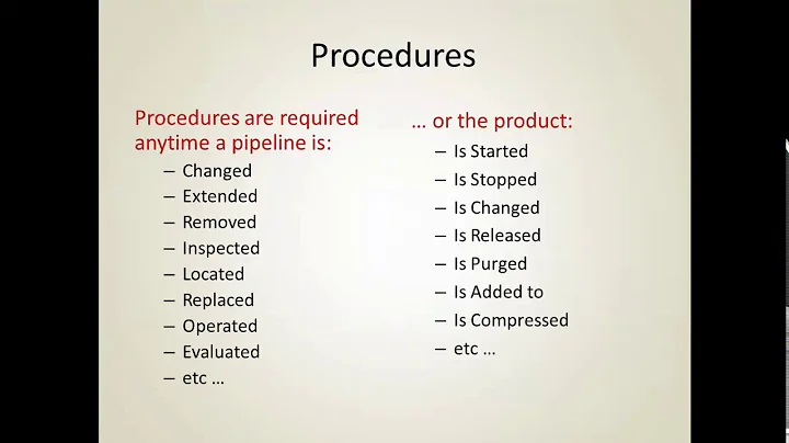 2019 CA PHMSA Training and Qualification Seminar for Gas Operators – O&M Plan and Records (6 of 8)