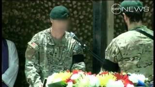 Soldiers honoured