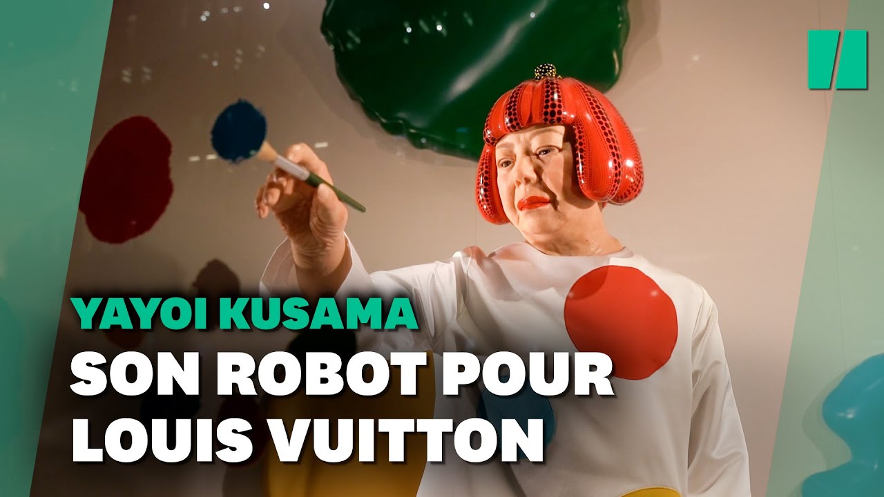 Ce robot Yayoi Kusama dans la vitrine de Louis Vuitton est plus