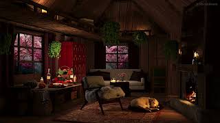 💖 Uncover the Cozy Atmosphere of Early Spring in this Relaxing Cabin - ASMR