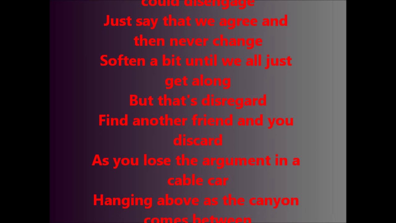 Over My Head Lyrics Meaning The Fray