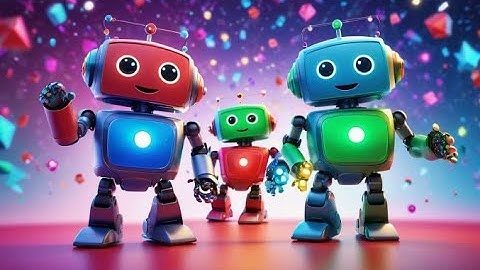 Six Toy Robots Count to Ten | Fun Counting Song for Kids | Learn Numbers 1 to 10