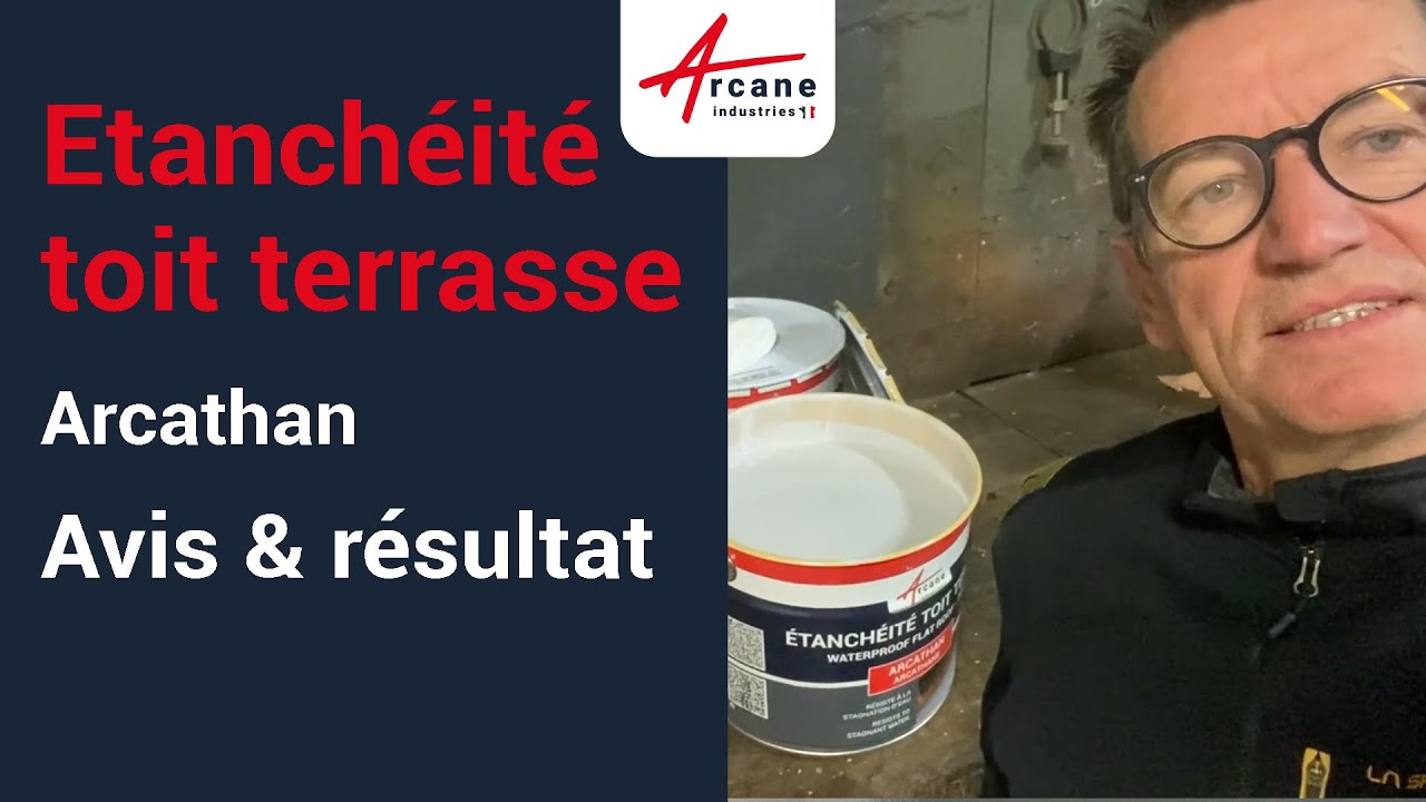 Étanchéité toiture terrasse avec la résine ARCATHAN  - Test & avis