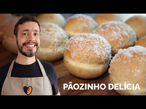 PÃOZINHO DELÍCIA: Receita fácil do pão típico da Bahia