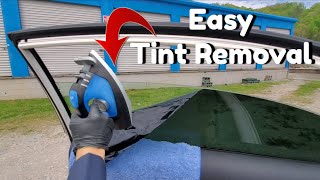 Best way to Remove window Tint Fast! by NATES INTERACTIVE AUTO 24,000 views 1 year ago 9 minutes, 41 seconds