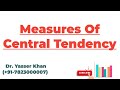 Measures Of Central Tendency
