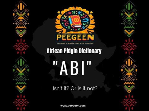 ABI African Pidgin Dictionary