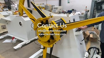 Decoiler machine MT-F for metal coil feeding