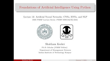 AI Course | Lecture 13: Convolutional & Recurrent Neural Networks, Natural Language Processing (NLP)