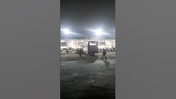 Nagpur Ganeshpeth Bus stand Night view #Nagpur #bus #govtbus #clean #bestplace