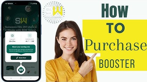 Boost Sunwaves Mining: How To Buy Sunwaves Booster