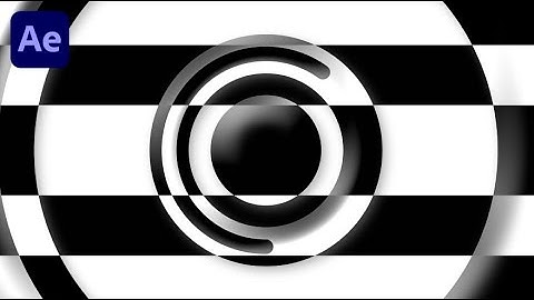 looping Motion Graphic Animation In Adobe After Effects - After Effects Tutorial - No Plugins.