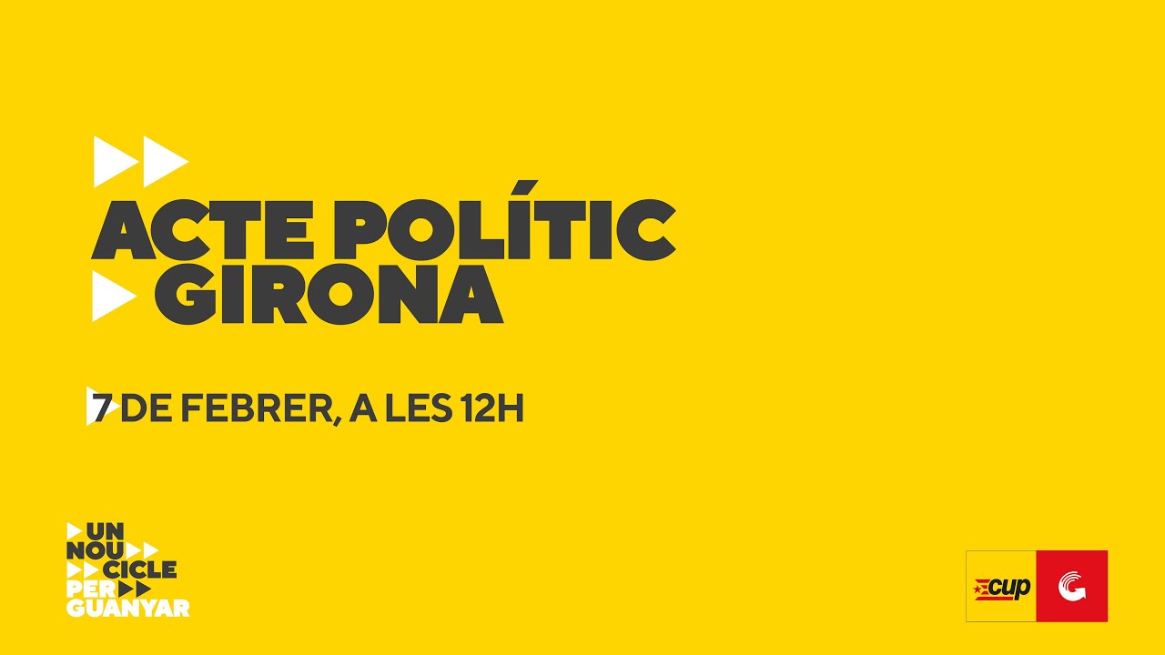 Acte polític - Girona