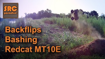 Team Redcat MT10E, Backflips, Bashing and new Skid Plates.