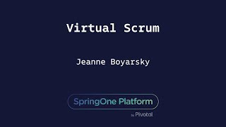 Virtual Scrum - Jeanne Boyarsky, Coderanch