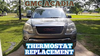 How to replace the thermostat on a 2008 GMC Acadia
