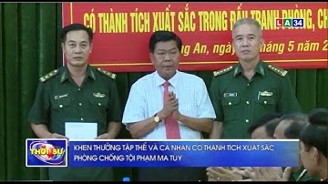 Khen thưởng tập thể và cá nhân có thành tích xuất sắc phòng chống tội phạm ma túy | LONG AN TV